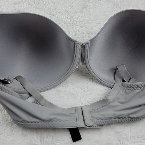 Natori Gray Lace Strap Bra - Picture 4 of 8